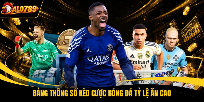 Bảng thông số kèo cược bóng đá tỷ lệ ăn cao