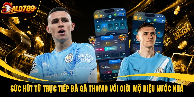 Sức hút từ trực tiếp đá gà Thomo với giới mộ điệu nước nhà